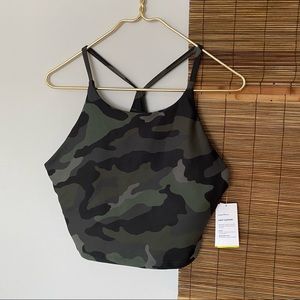 Light Support Camo PowerSoft Longline Sports Bra for Women